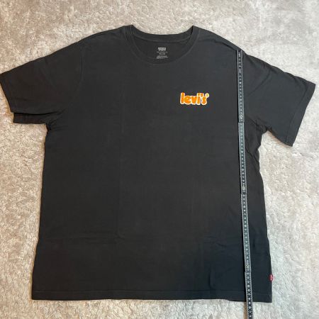 Levi's T-Shirt L Schwarz Relaxed Fit mit Chenille Logo