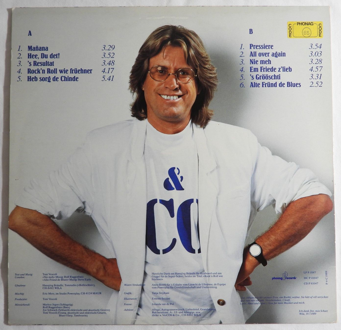 Vinyles: Vescoli & Co LP 1989 – D'occasion à Dübendorf par mar_85sd 1