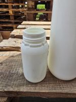 Flasche 0,5 Liter mit Deckel - weiss