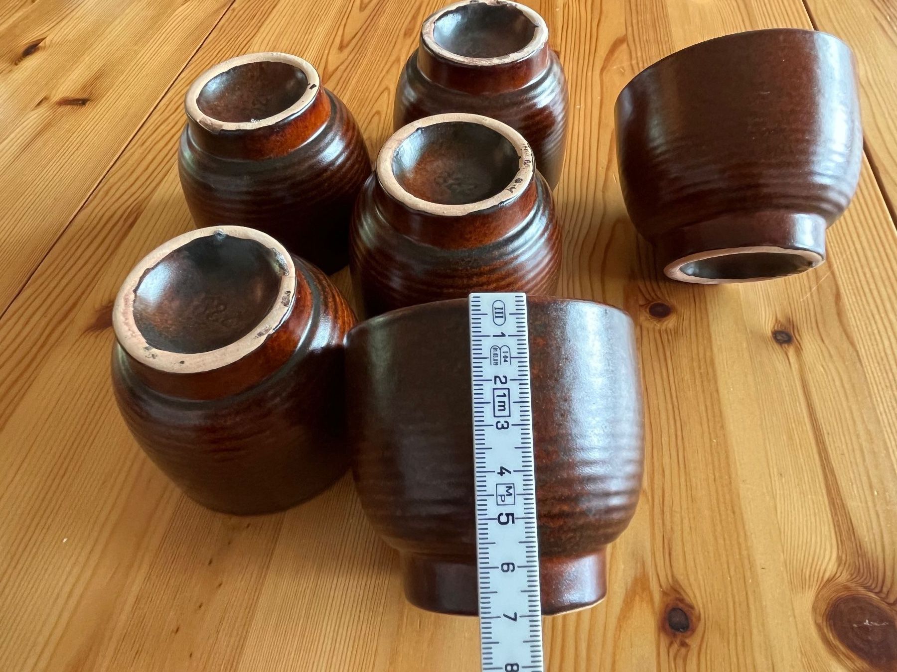 Tazze: 6er Set rustikale Tassen – Usato da Zürich venduto da Gurkis 4