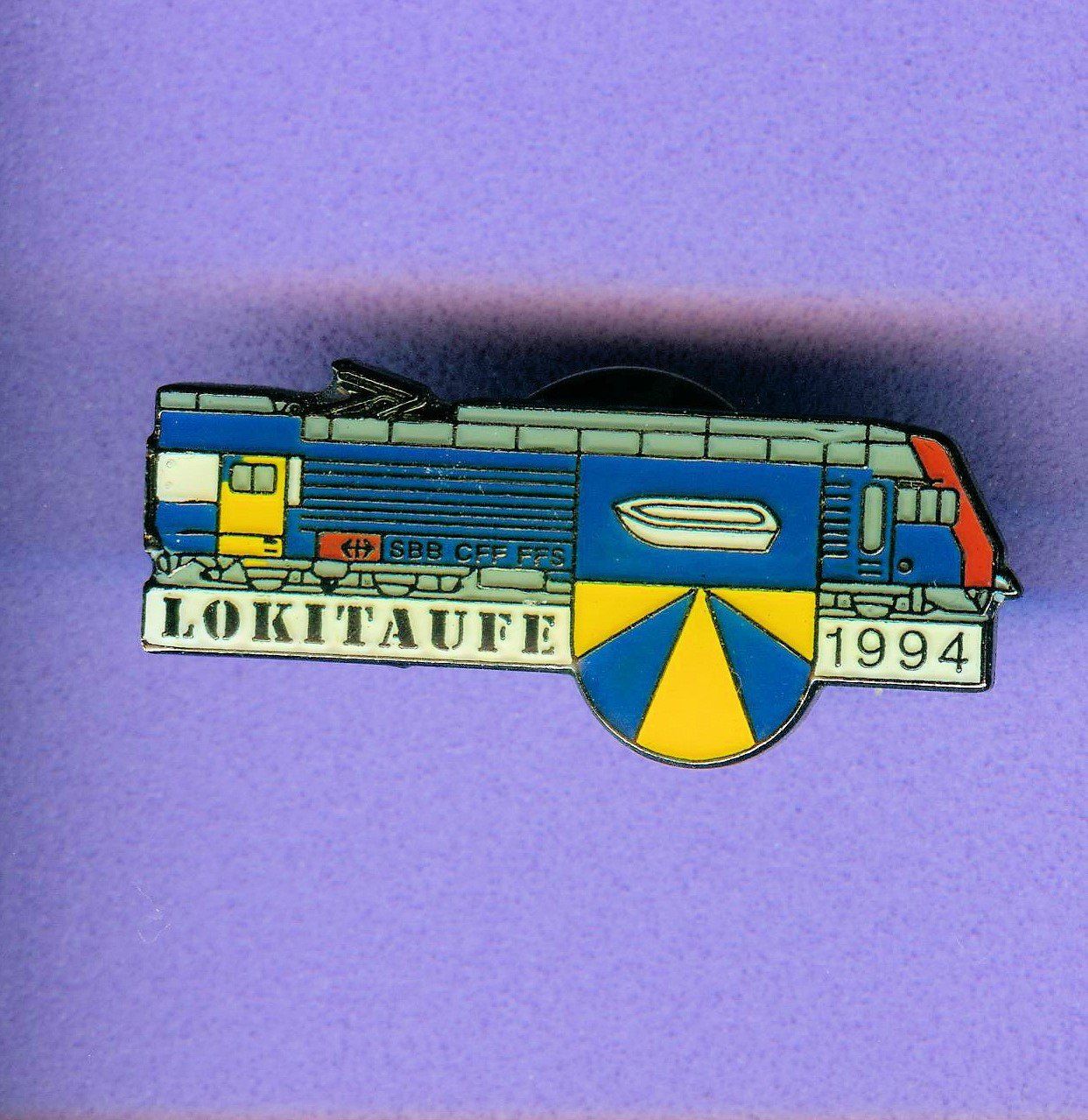 SBB/CFF/FFS Placchette & Badge: LOKITAUFE  1994 – Usato da Winterthur venduto da Sammleroase
