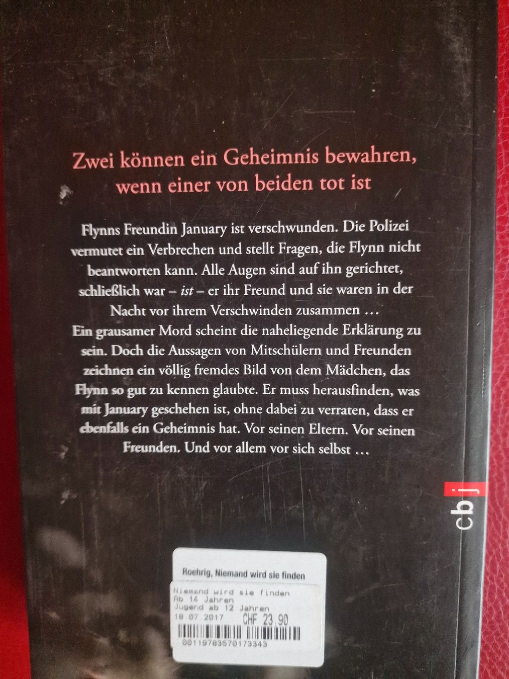 Bücher: Caleb Roehrig: Niemand wird sie finden – Gebraucht aus Spreitenbach von Laloca8 1