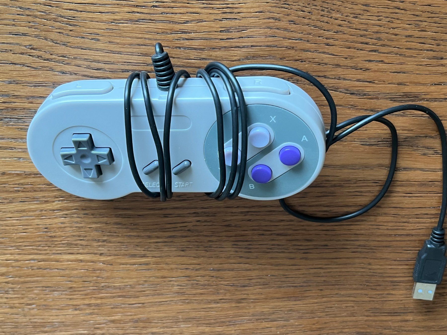 Controller: USB Controller/Pad im Super Nintendo Design – Nuovo (secondo la descrizione) da Dietwil venduto da deneb26 1