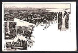 Litho Biel /Bienne, Maeolin, Nidau, Gorg