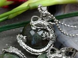 SALE Drache Anhänger India Achat Pendentif Dragon Agate Inde