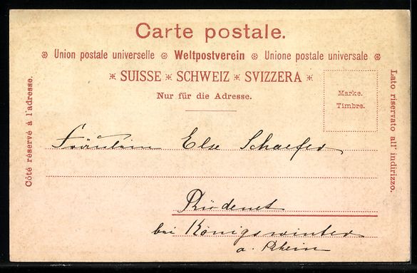 Cartoline postali: AK Interlaken, Promenade – Usato da Berlin venduto da bartko-reher 1