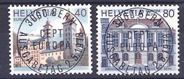 1978, EUROPA Nr. 607-608 mit Vollstempel ET