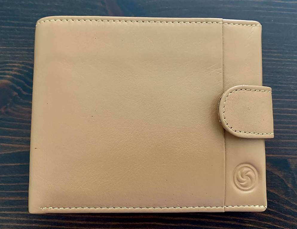 Samsonite Portamonete: Portefeuille Samsonite cuir beige neuf – Nuovo e nell'imballaggio originale da Lausanne venduto da milasha