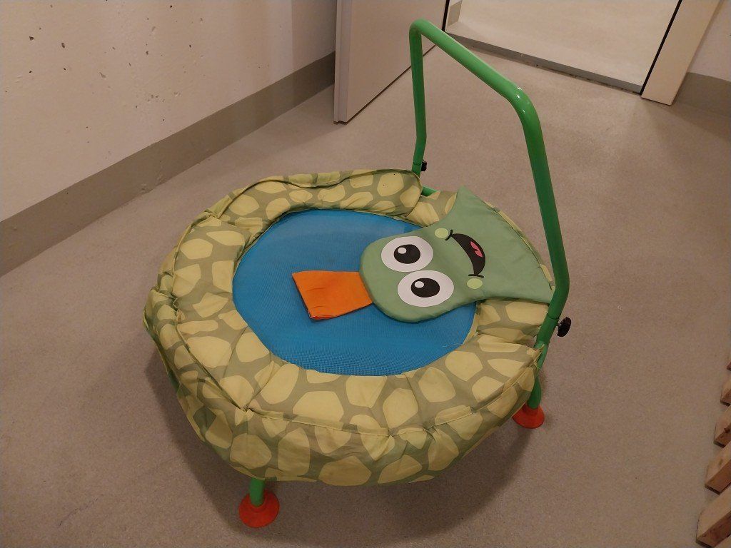 Trampolini: Kindertrampolin mit Festhaltebügel – Usato da Goldau venduto da feh_2qvj