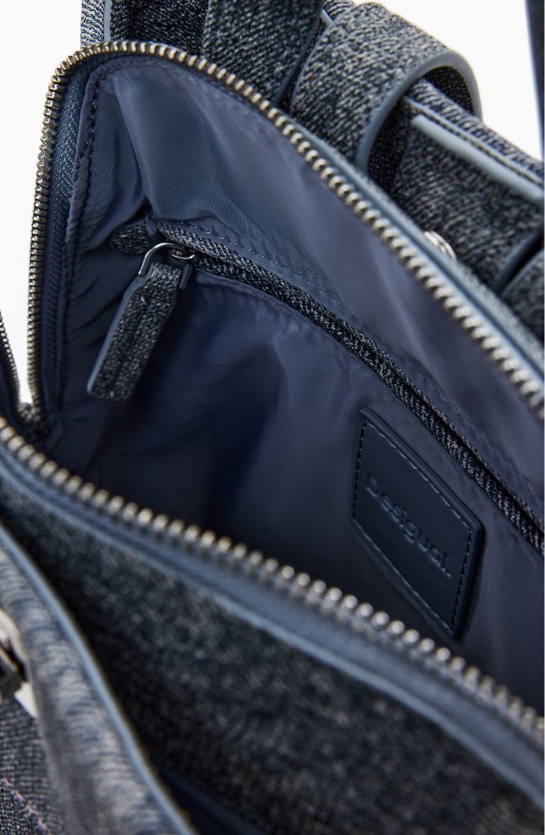 Desigual Zaini: Desigual Yoko Backpack Denim Raw Braided – Nuovo e nell'imballaggio originale da Frauenfeld venduto da Vanityroom 2