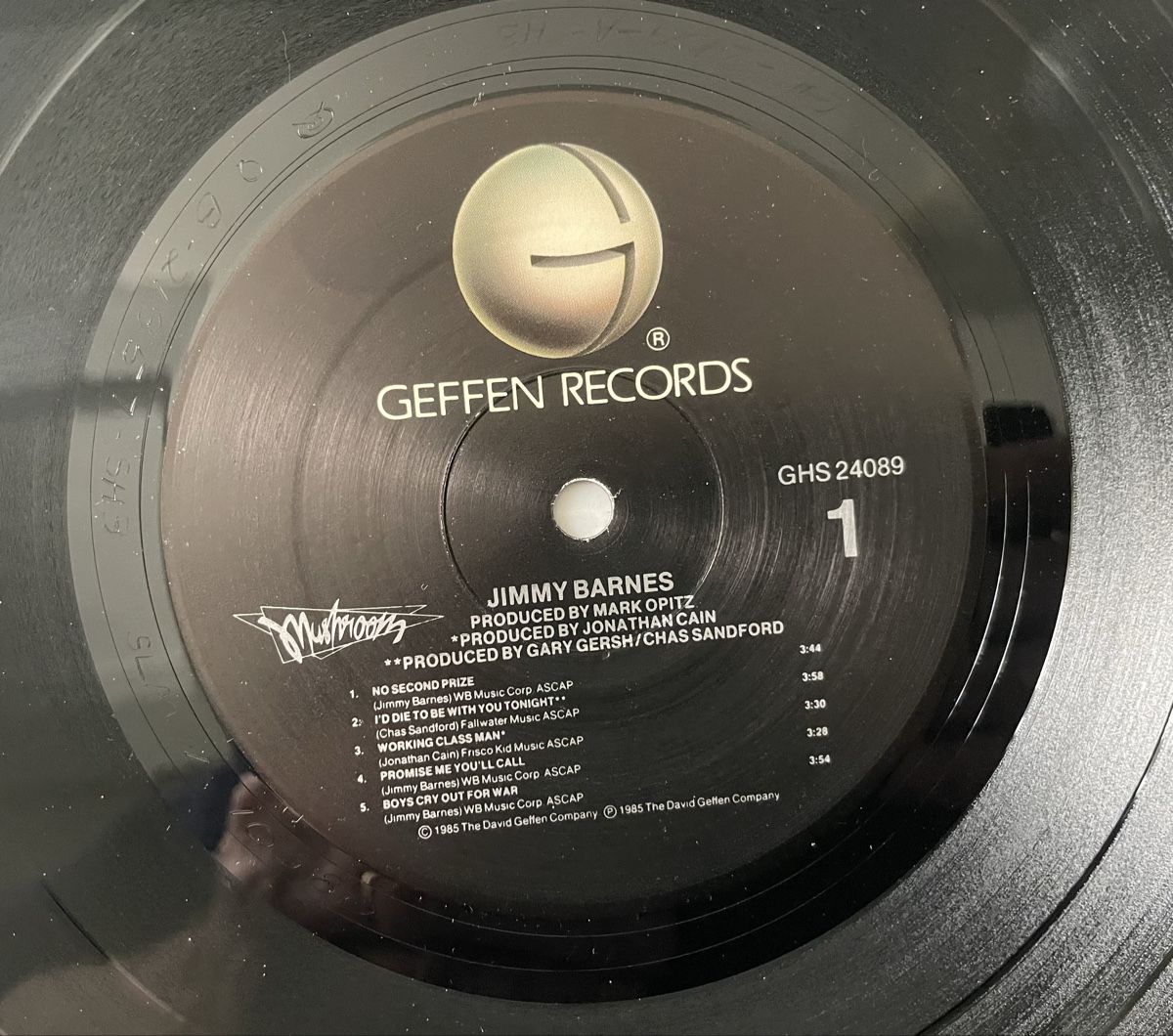 Dischi in vinile: Jimmy Barnes - same - Vinyl - Promo LP – Usato da Olten venduto da Bluespapst 2