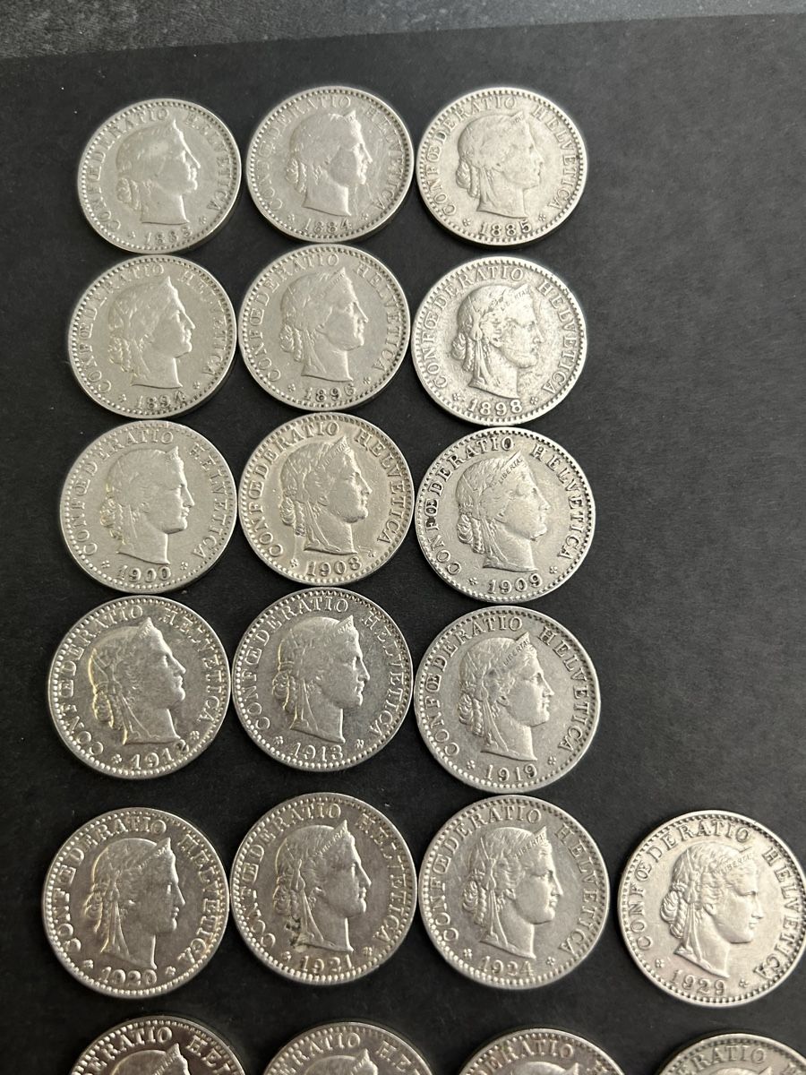 Tutti le monete: Highlight Lot 20 Rappen ab 1883 – Usato da Büttikon AG venduto da Rcook 1