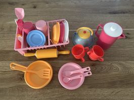 Spielküchenzubehör Geschirr ab 3 Jahre guter Zustand