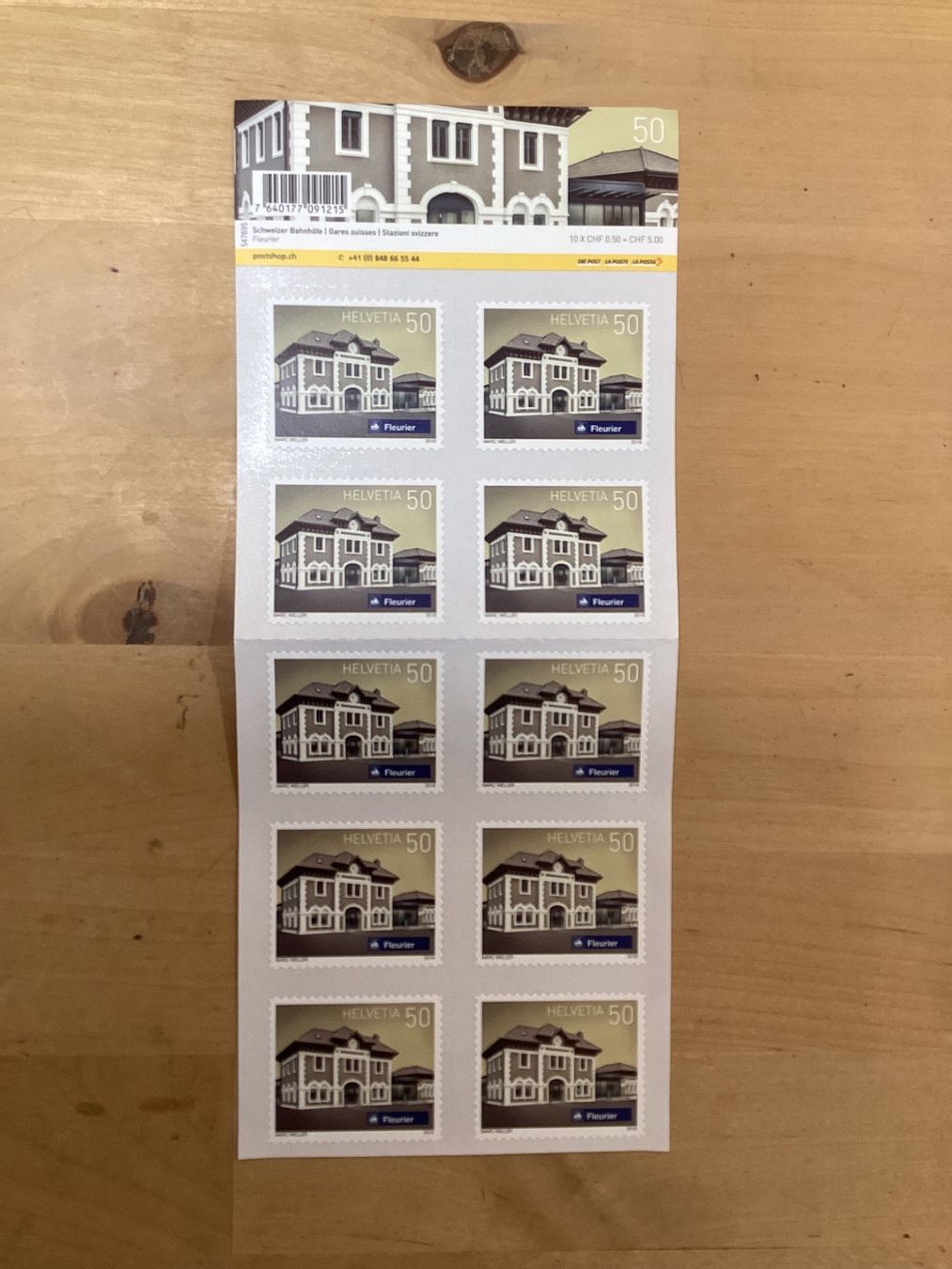 Tutti i francobolli: 10x Fr. -.50 Briefmarken postfrisch Bahnhof Fleurier 2018 – Nuovo (secondo la descrizione) da Seftigen venduto da Muggelwomb