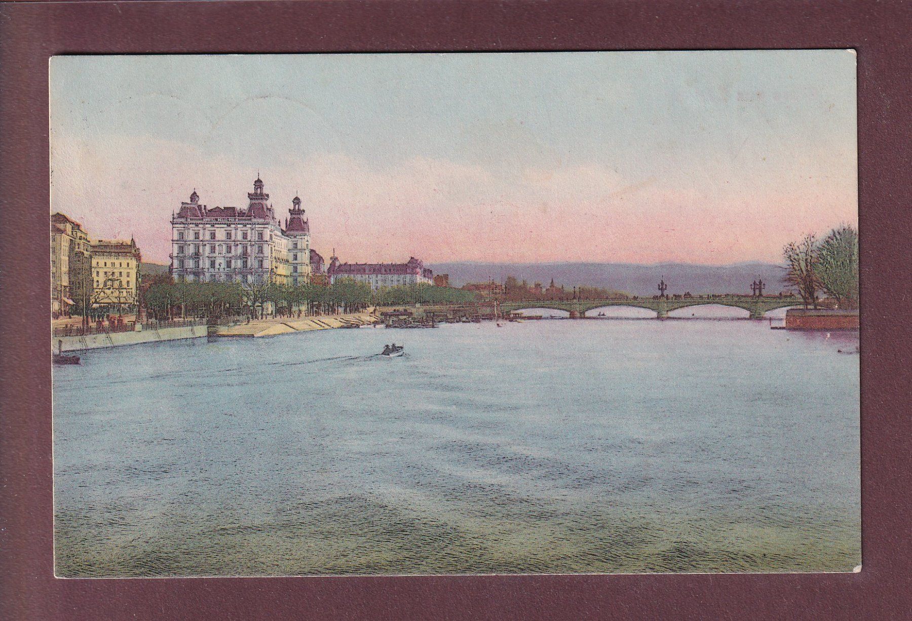 Ansichtskarten: Gruss aus ZÜRICH - 1914 – Gebraucht aus Pully von nicecards