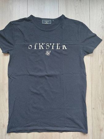 Siksilk T-Shirt schwarz Grösse L