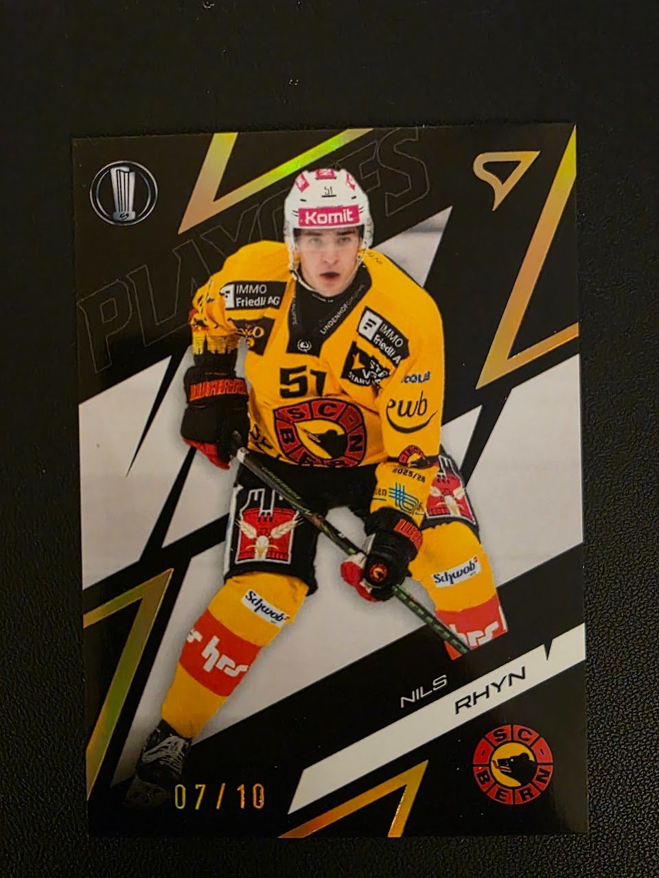 Sportzoo Carte collezionabili: 2025/26 SCB Bern Nils Rhyn Playoffs /10 – Usato da Bauma venduto da Yotanke