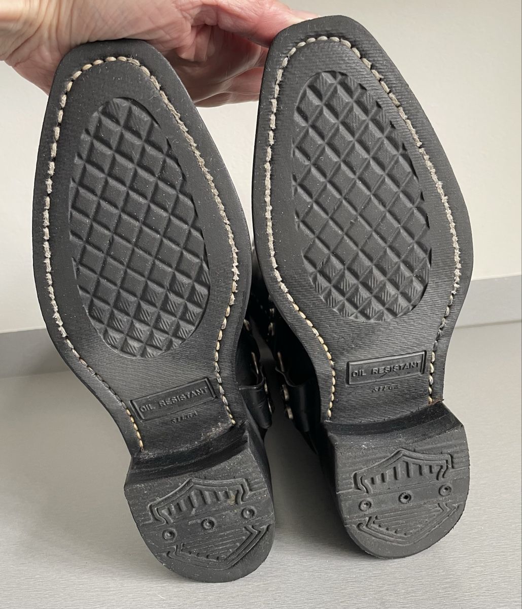 Harley-Davidson Scarpe da donna: Schwarze Harley Davidson Lederstiefel, Grösse 36 1/2 – Usato da St. Moritz venduto da cri_h9tt 4