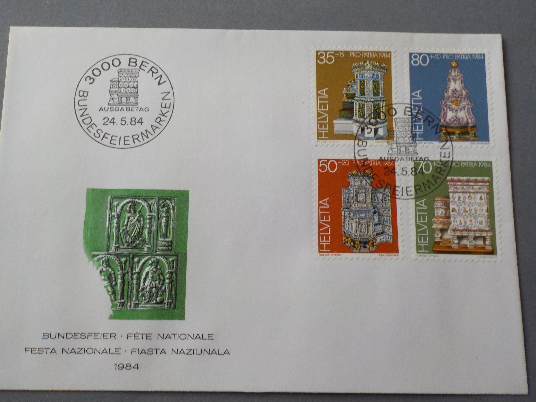 Tutti i francobolli: 1984, FDC, Pro Patria, Serie – Nuovo (secondo la descrizione) da Muri b. Bern venduto da Ricardoverkauf