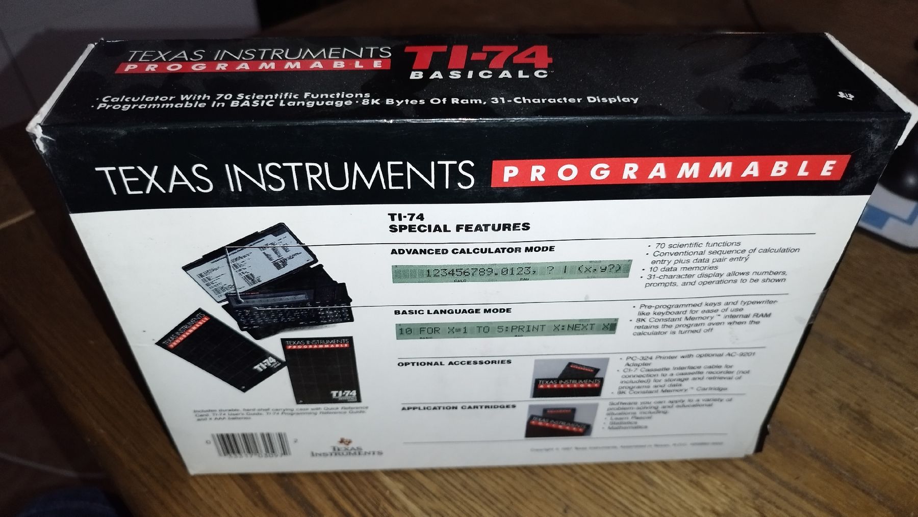 Texas Instruments Calcolatrici tascabili: TI-74 – Usato da Domdidier venduto da look80486 1