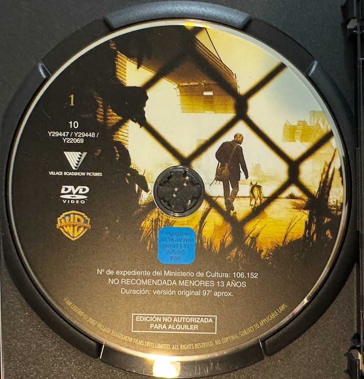 Alle DVDs: DVD   I AM LEGEND mit WILL SMITH – Gebraucht aus Wisen von gigisna 1