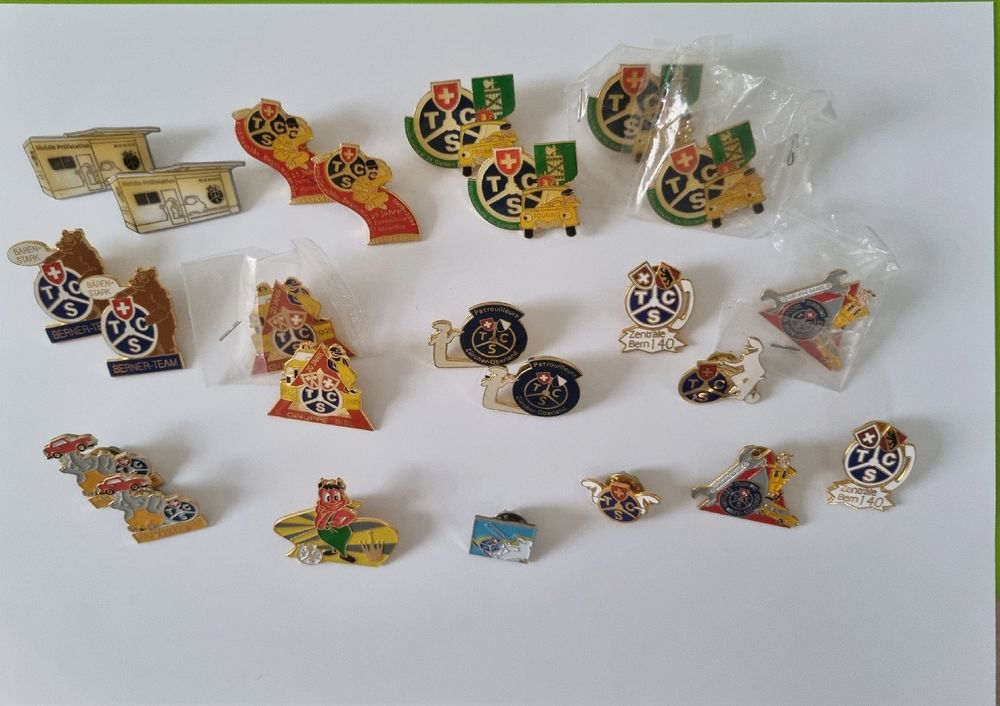 TCS Pins, Sammlung von alten Anstecknadeln, Raritäten! (Neu (gemäss ...