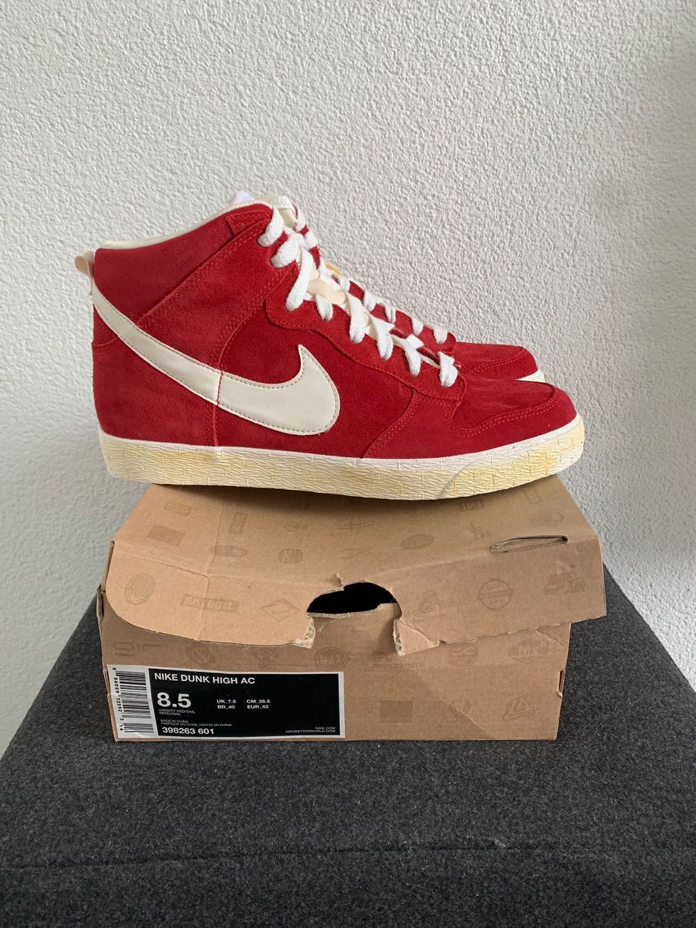 Nike Scarpe da uomo: NIKE Dunk High AC 398263 601 – Nuovo e nell'imballaggio originale da Meggen venduto da spyder718