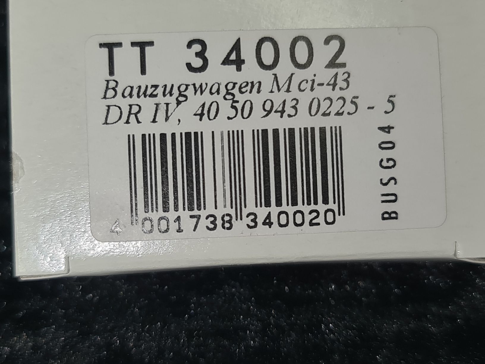 Busch Modellini di ferrovie: Busch TT Bauzugwagen 34002 – Nuovo (secondo la descrizione) da Conters venduto da dave_freak 2