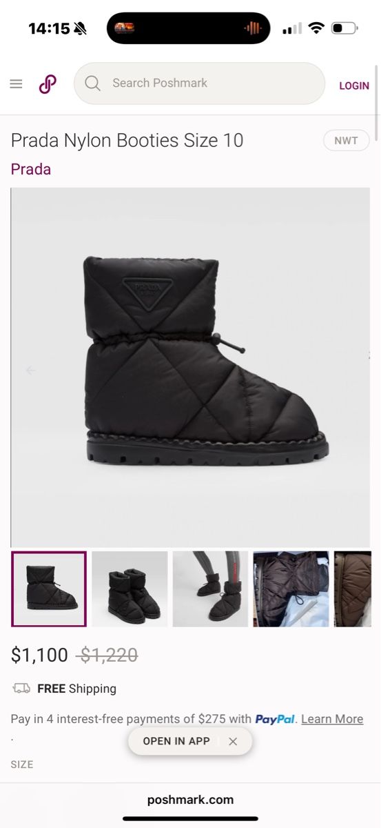 Prada Scarpe da donna: Prada ReNylon boots 39 – Usato da Birmensdorf ZH venduto da elibela 1