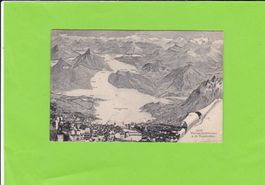 Vierwaldstättersee aus der Vogelschau