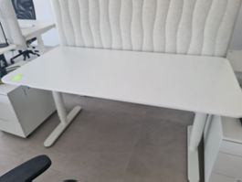 IKEA MITTZON Schreibtisch elektrisch + Akustiktrennwand
