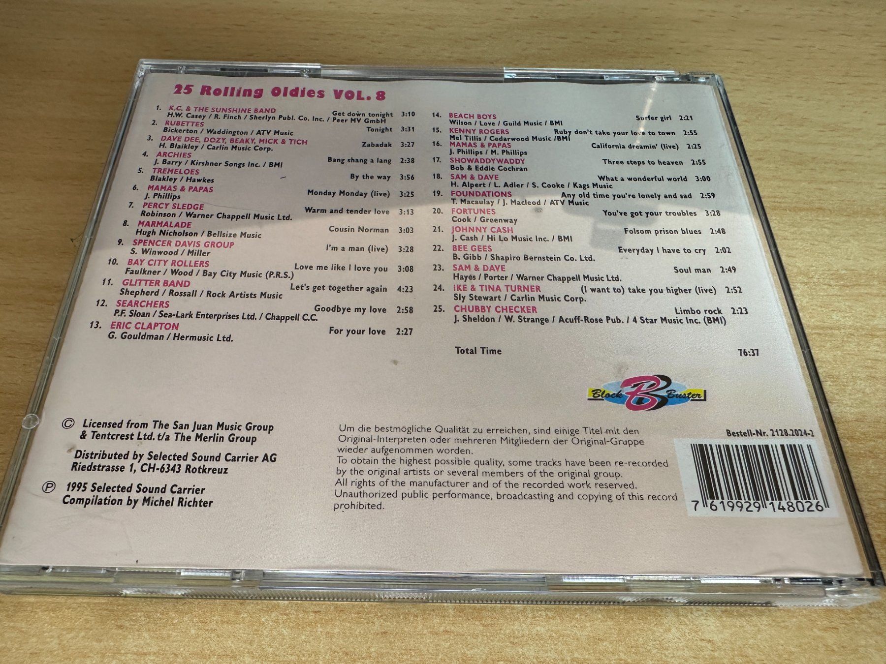 CD: C3 Various – 25 Rolling Oldies Vol. 8 – Usato da Rikon im Tösstal venduto da Alpenmutz 1