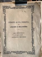 Ticino - "Ferrovia - Locarno  Bellinzona" - 1860