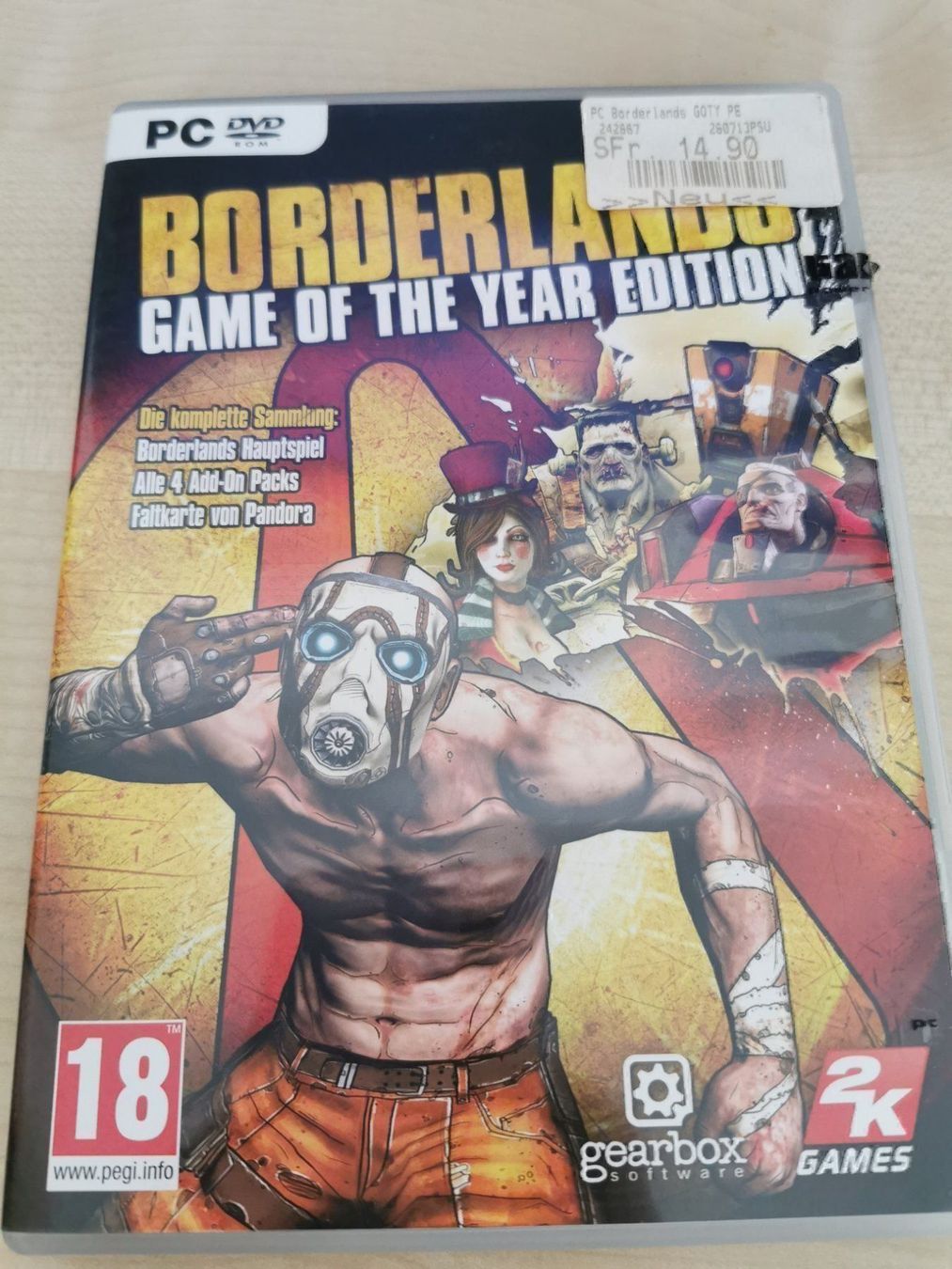 Spiele: Borderlands 1 PC-Version – Gebraucht aus Winterthur von Sushy-Power