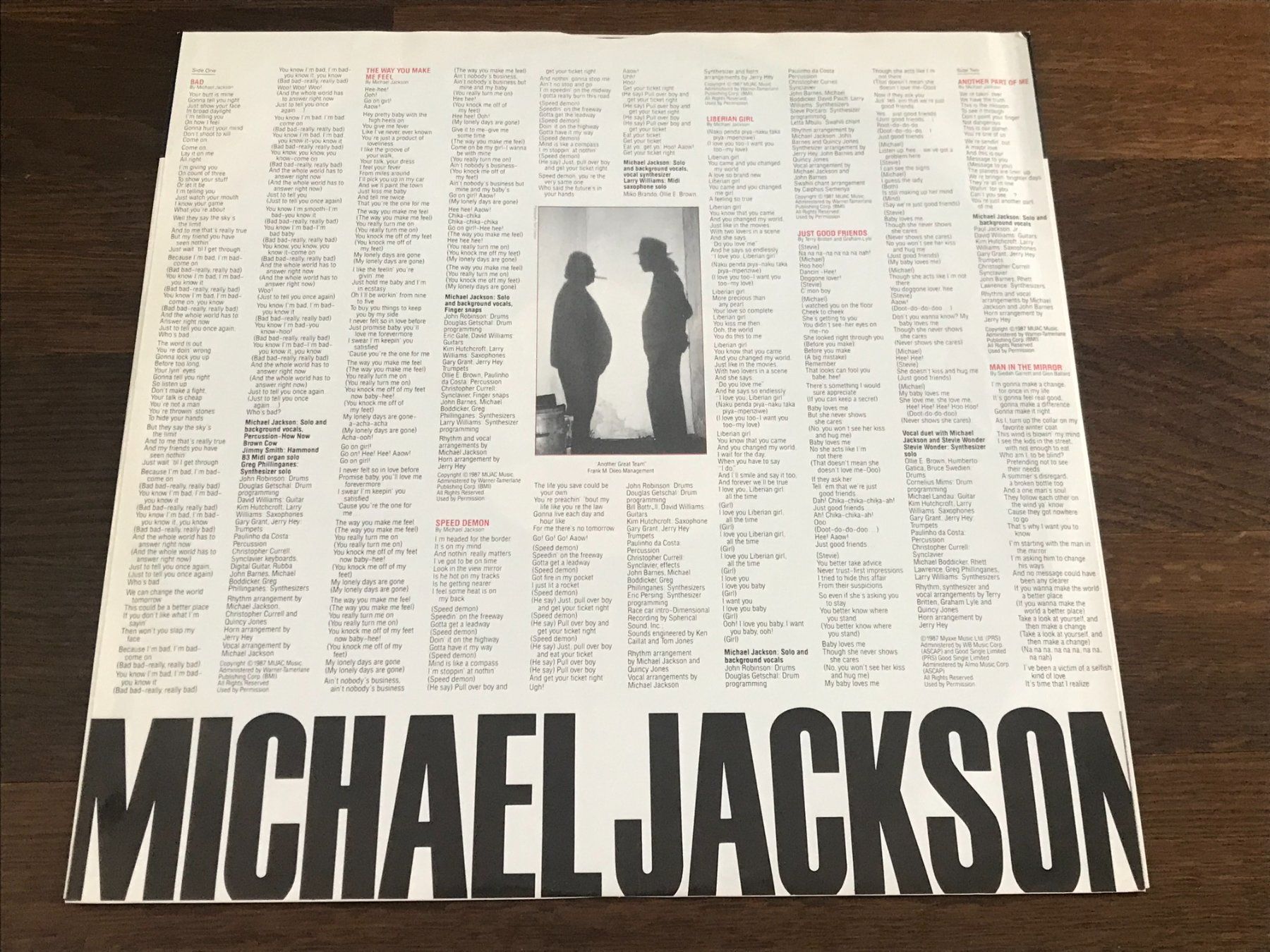 Schallplatten: MICHAEL JACKSON - Bad - 1987 – Gebraucht aus Buchs AG von Archie 4
