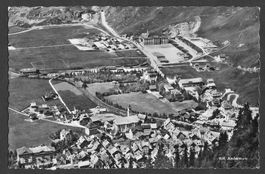 Andermatt Flugaufnahme Feldpoststempel