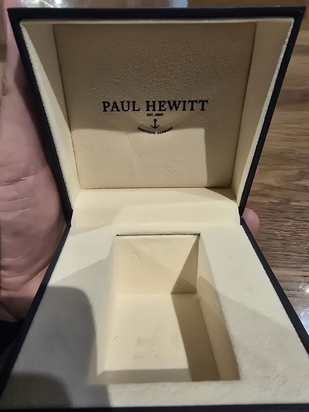 Paul Hewitt Orologi: Paul Hewitt Uhr dunkelgrau mit Lederarmband neu – Nuovo e nell'imballaggio originale da Basel venduto da rev_26s7 2