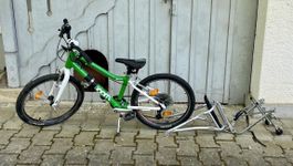 Kinderfahrrad der Marke Woom Nr 4 inkl Tandemkupplung