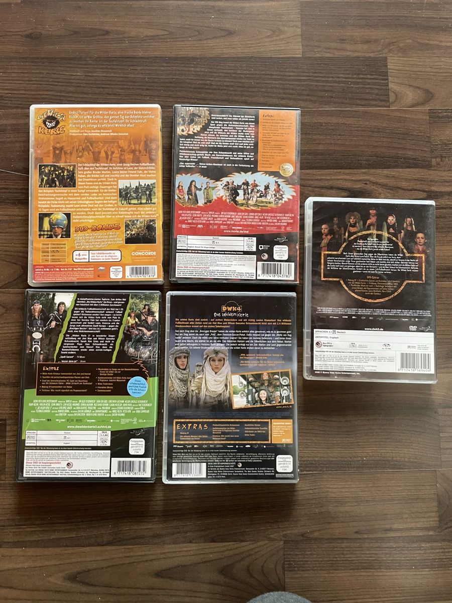Alle DVDs: DVD Sammlung: Die Wilden Kerle 1-5 – Gebraucht aus Dübendorf von  1