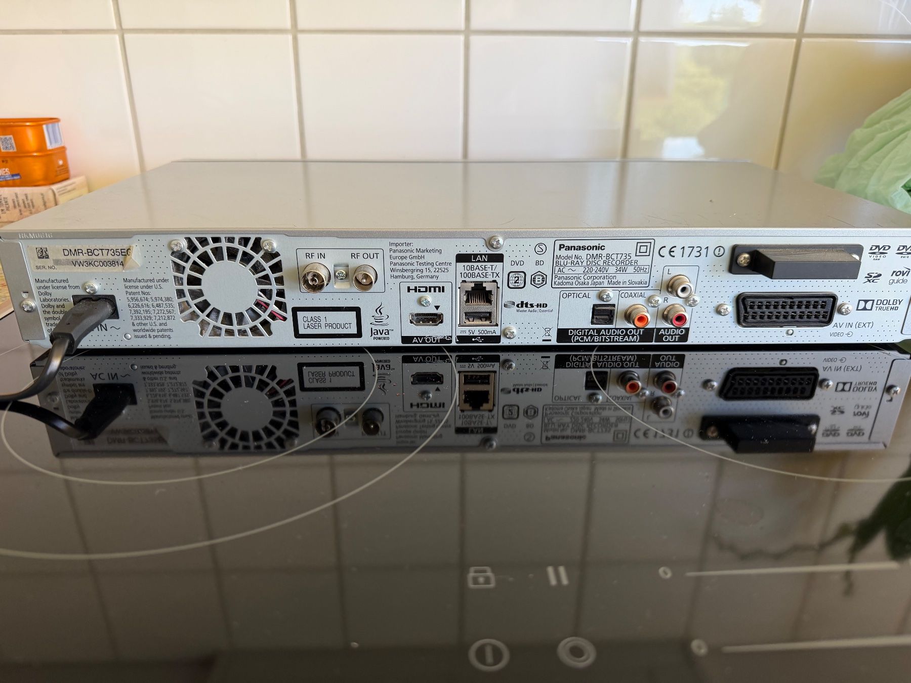 Panasonic Lecteur multimedia & Streamer: Panasonic DMR-BCT735 Blu-ray Recorder - – D'occasion à Zürich par sne.swiss 4