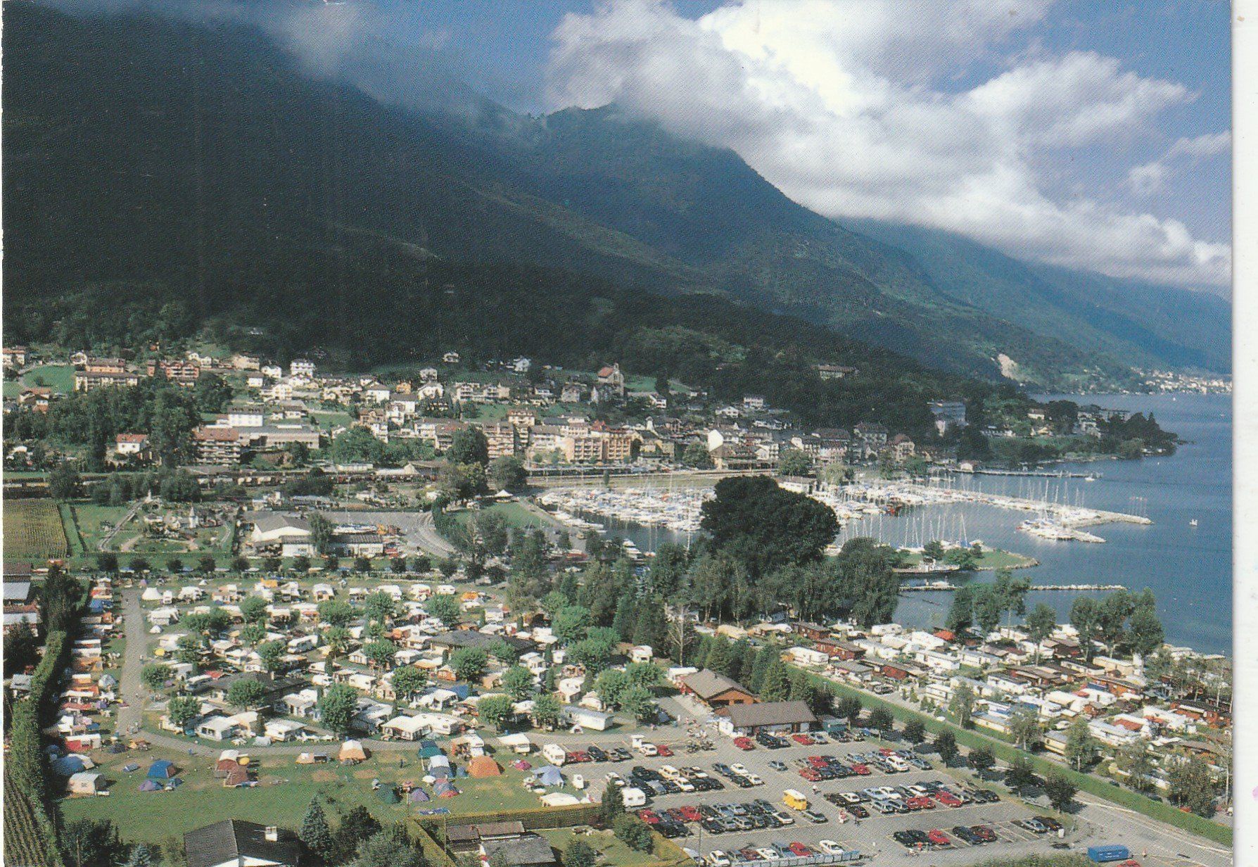 Cartoline postali: Camping Le Bouveret – Usato da Lumbrein venduto da made02