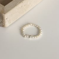 Ring made of freshwater pearls