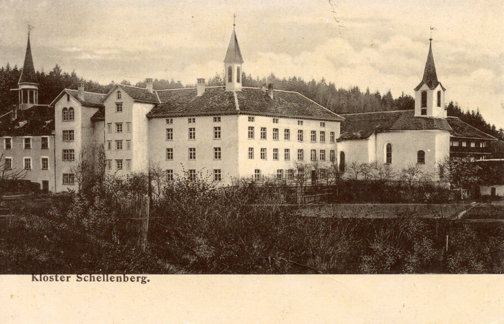 Ansichtskarten: Schellenberg AK Kloster – Gebraucht aus Ruggell von spalkur42