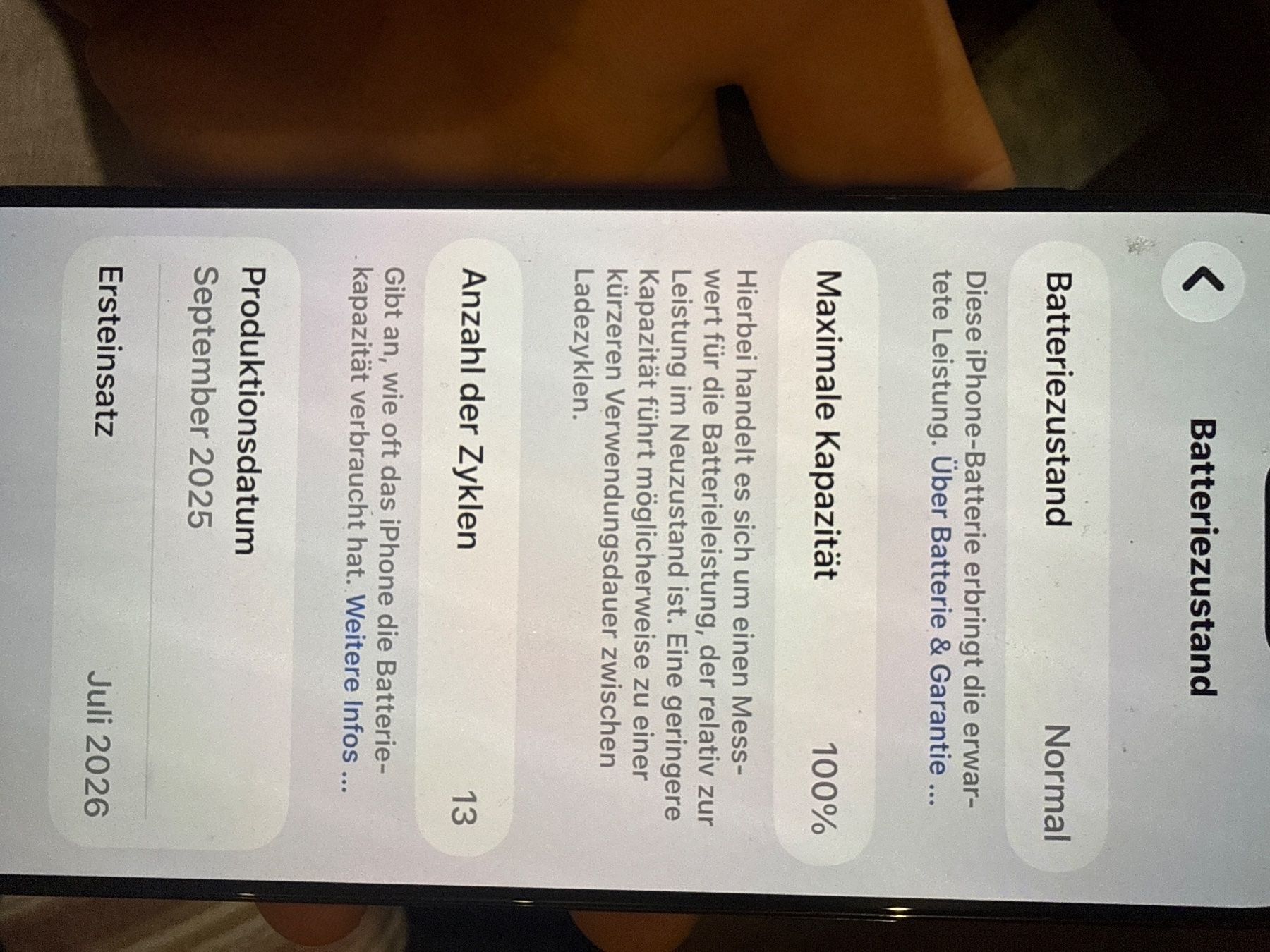 Apple Handys / Smartphones: Iphone Air 512 GB 100% Batterie 13 Ladezyklen – Neu (gemäss Beschreibung) aus Suhr von sch_6fhh 1