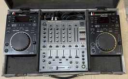 Pioneer DJ SET mit 2x CDJ350 und 1x DJM-600 inkl. Flightcase