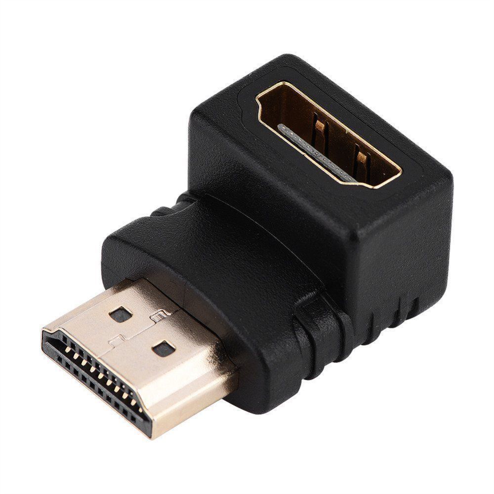 Adapter: HDMI Adapter 90 Grad steck auf weiblich – Neu und originalverpackt aus Montreux von CABLEKABEL 1
