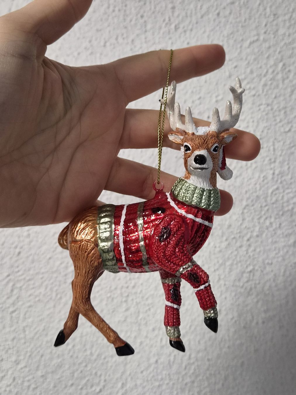 Tutte le decorazioni: Weihnachtsbaumschmuck Reh mit Pullover – Usato da Bülach venduto da Recherchieren