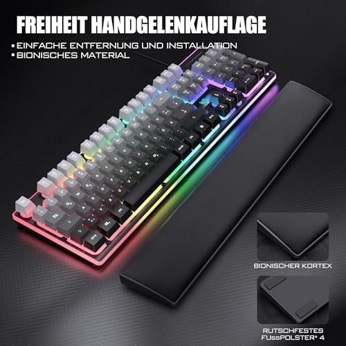 Tastiere: Gaming Tastatur Maus QWERTZ DE Layout – Nuovo e nell'imballaggio originale da Hundwil venduto da tec_mm27 5