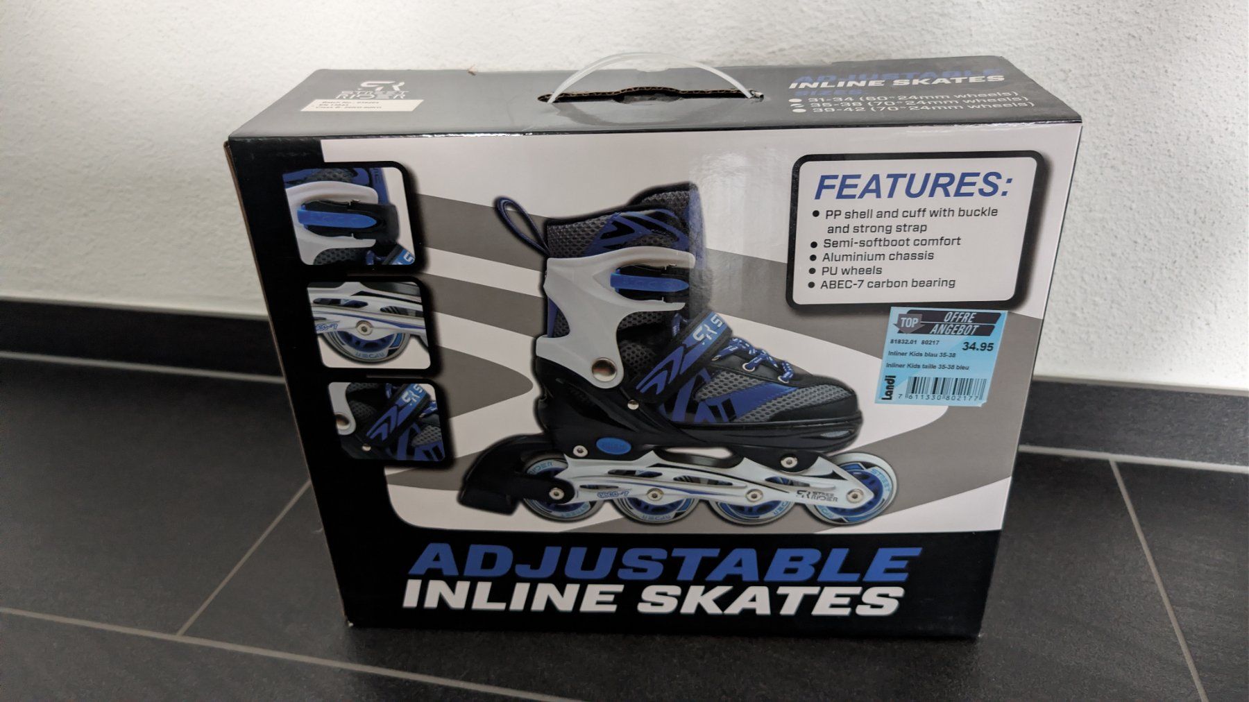 Pattini in linea & Pattini a rotelle: Inline Skates, nie gebraucht – Nuovo e nell'imballaggio originale da Seengen venduto da Trekremedy
