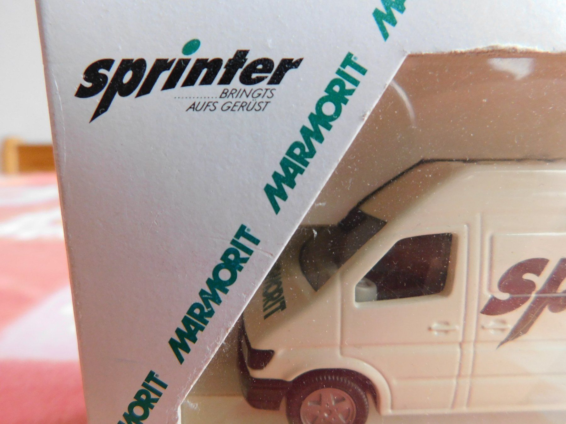 Siku Modellini d'auto: Siku Mercedes Sprinter Werbemodell Marmorit – Nuovo (secondo la descrizione) da Strengelbach venduto da Wedi73 1